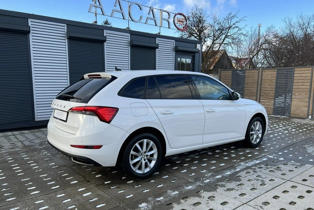 Skoda Scala cena 46900 przebieg: 142673, rok produkcji 2020 z Działoszyn małe 742